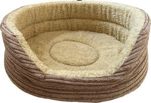 
            
                Load image into Gallery viewer, Cord Oval Dog Bed
            
        