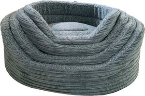 
            
                Load image into Gallery viewer, Cord Oval Dog Bed
            
        