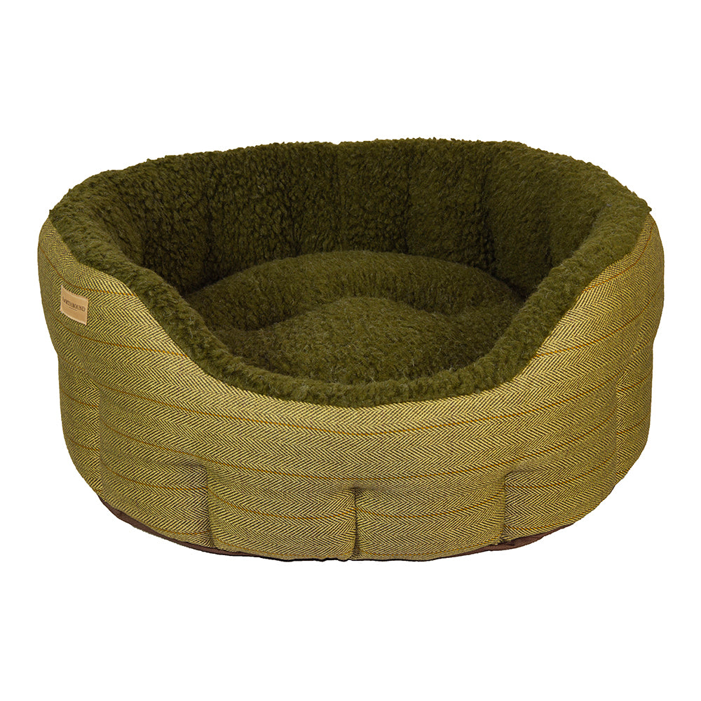 
            
                Load image into Gallery viewer, Earthbound Classic Traditional Tweed Dog Bed
            
        
