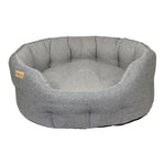 Earthbound Classic Traditional Tweed Steel Grey Dog Bed