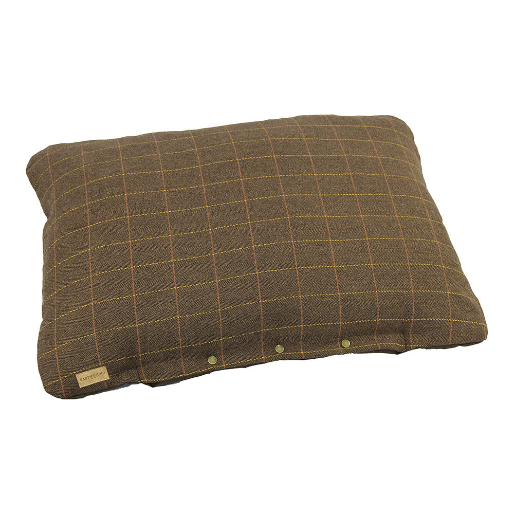 
            
                Load image into Gallery viewer, Earthbound Flat Cushion Tweed Bed
            
        
